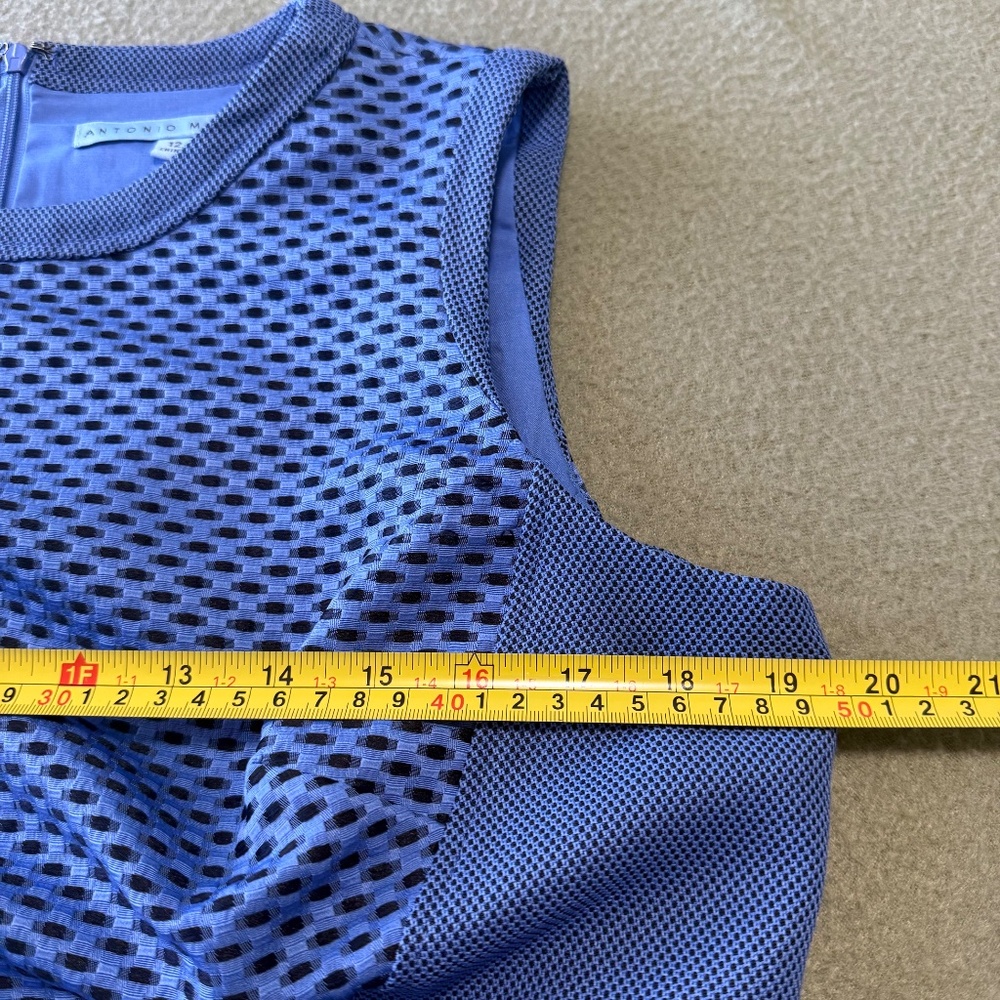 Antonio Melani Women’s Sleeveless Blue‎ Dress Size 12 - Picture 7 of 12